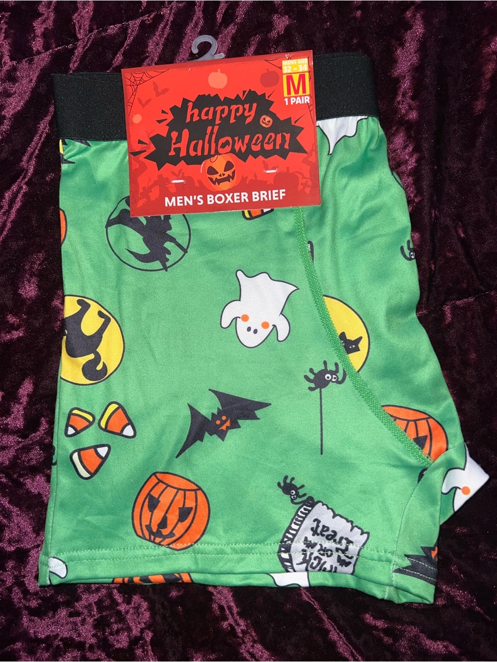 New Men's Halloween Boxer Briefs Medium